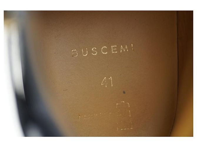 Buscemi Uomini 41 pelle blu 100mm Sneaker Sneaker alta con lucchetto - vista 11