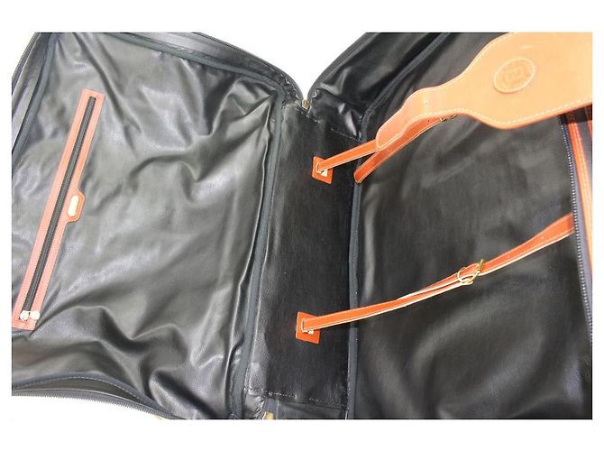 Fendi Borsa da viaggio grande per valigia a righe Pequin - vista 10