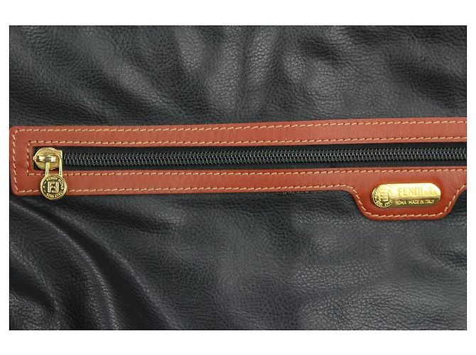 Fendi Borsa da viaggio grande per valigia a righe Pequin - vista 11