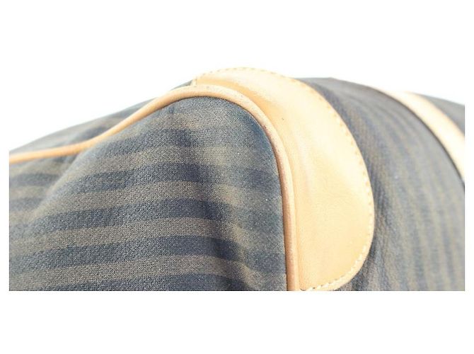 Fendi Borsone Boston Pequin Stripe - vista 5