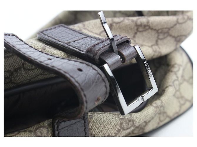 Gucci Porta abiti marrone Supreme GG - vista 2