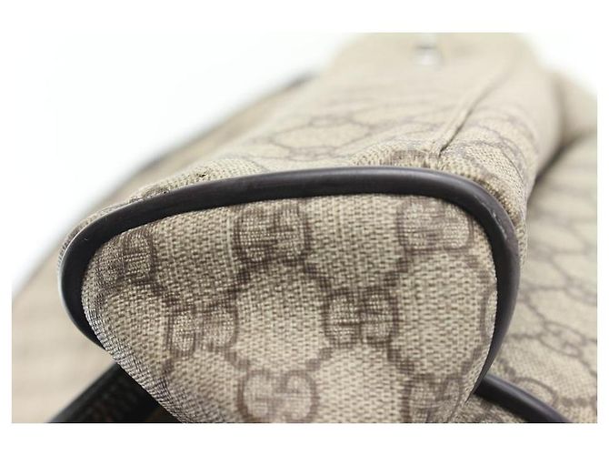 Gucci Porta abiti marrone Supreme GG - vista 3