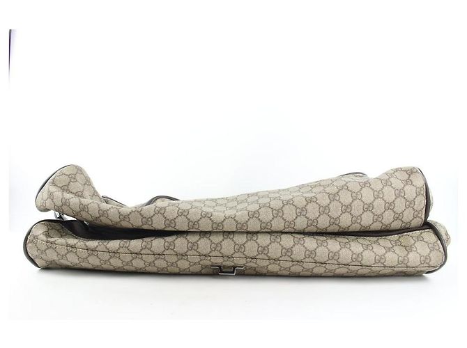 Gucci Porta abiti marrone Supreme GG - vista 6