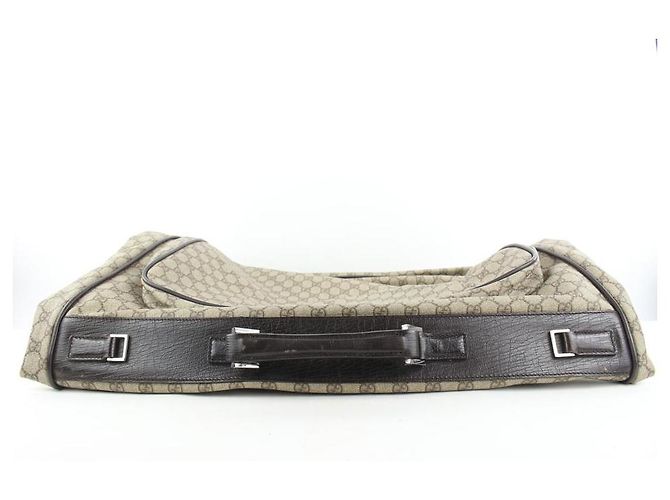 Gucci Porta abiti marrone Supreme GG - vista 8