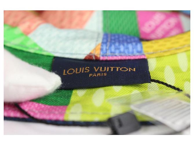 Bucket Louis Vuitton Size 60 Mehrfarbiger Damie 3D Eimerhut Bob Fisherman - Ansicht 11