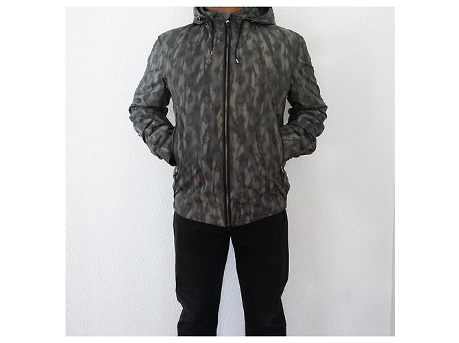 Louis Vuitton Men Coats Outerwear Khaki - view 11
