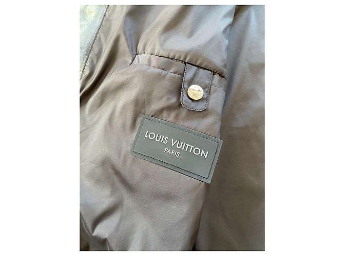 Louis Vuitton Men Coats Outerwear Khaki - view 3