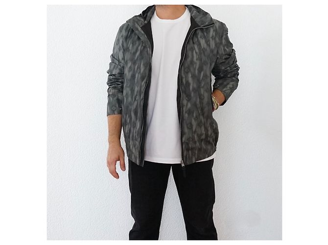 Louis Vuitton Men Coats Outerwear Khaki - view 9