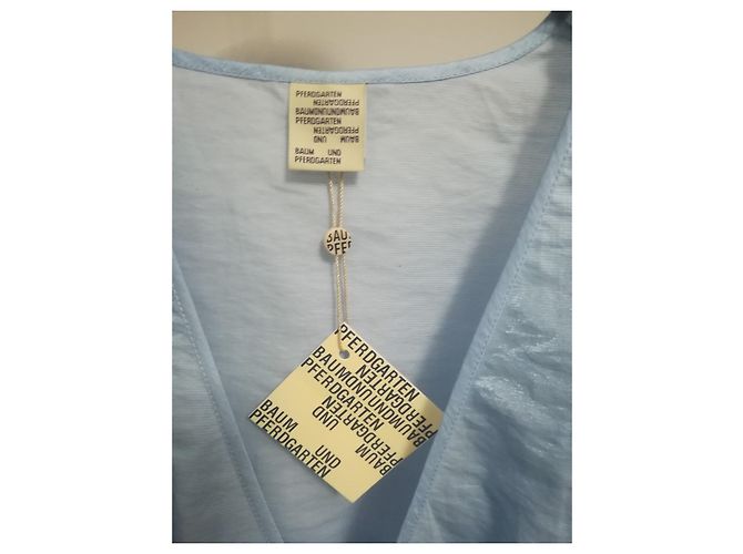 Blusa Pierre Cardin de algodón turquesa - vista 2