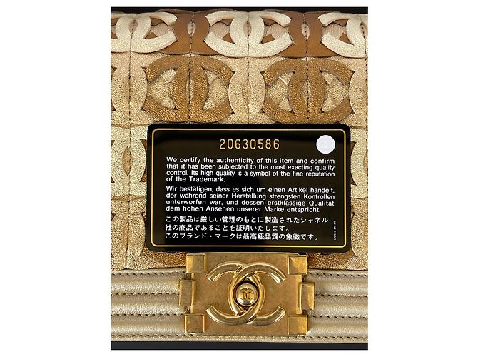 Edizione limitata Chanel OLD BOY (25X15X9)Borsa D'oro - vista 13