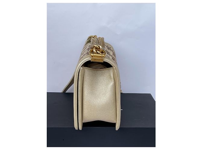 Edizione limitata Chanel OLD BOY (25X15X9)Borsa D'oro - vista 3