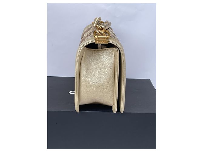 Edizione limitata Chanel OLD BOY (25X15X9)Borsa D'oro - vista 4
