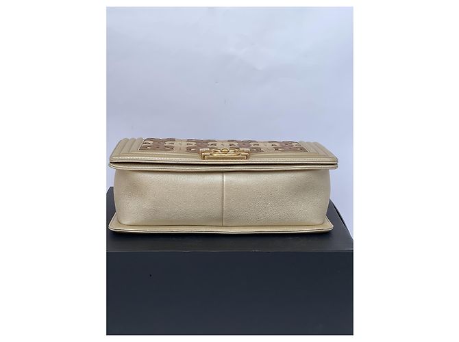 Edizione limitata Chanel OLD BOY (25X15X9)Borsa D'oro - vista 5