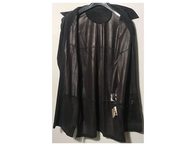 Autre Marque Giacca camicia Pioneer in camoscio blu notte Blu navy - vista 10