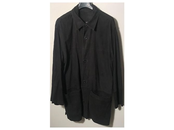 Autre Marque Giacca camicia Pioneer in camoscio blu notte Blu navy - vista 14