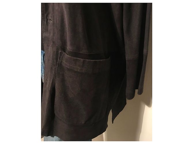 Autre Marque Giacca camicia Pioneer in camoscio blu notte Blu navy - vista 15