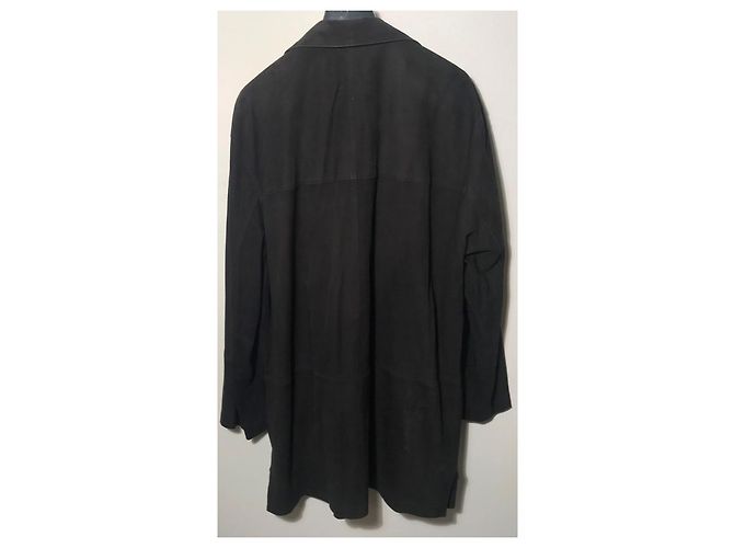 Autre Marque Giacca camicia Pioneer in camoscio blu notte Blu navy - vista 7