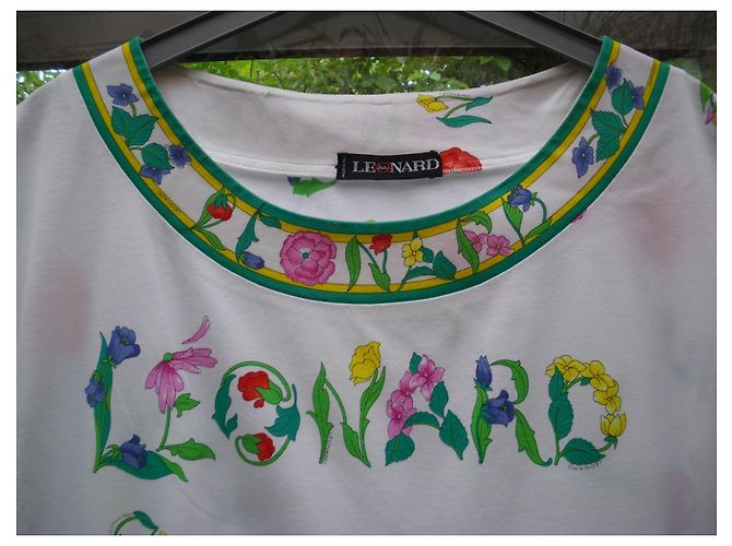 Leonard Tunika Bluse mit Blumenmuster Baumwolle Viskose Größe 42 Mehrfarben - Ansicht 2