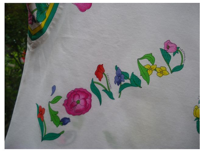 Leonard Tunika Bluse mit Blumenmuster Baumwolle Viskose Größe 42 Mehrfarben - Ansicht 5