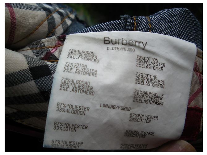 Burberry Denim Skirt Navy Blue - vista 7