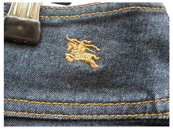 Burberry Denim Skirt Navy Blue - vista 9