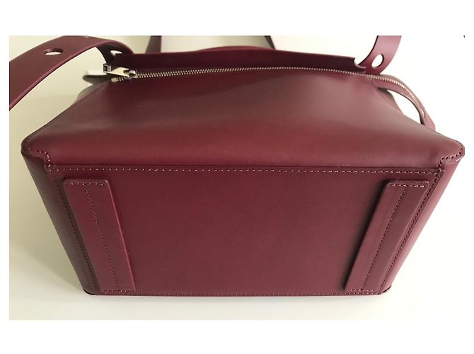 Sophie Hulme Borsa Bolt grande - Rossa Bordò - vista 6