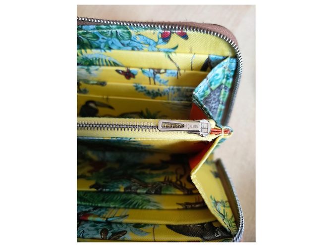 Portafoglio Hermès Silk In Pelle Epsom Cognac Marrone chiaro - vista 2