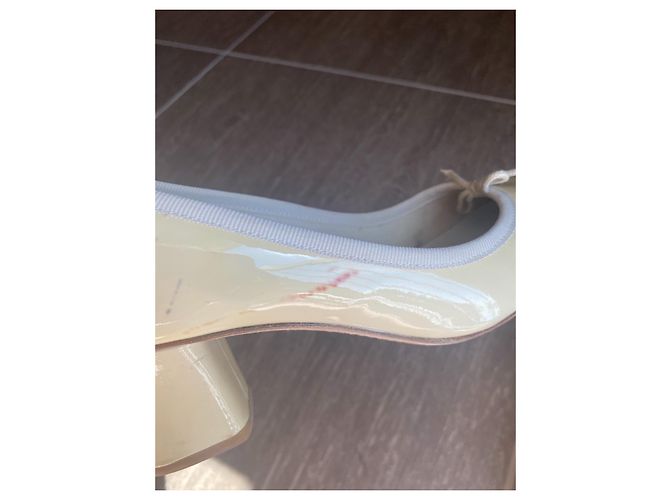 Repetto Camille bailarinas de charol beige 36 - vista 6