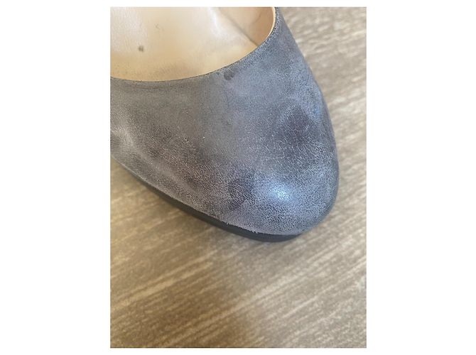 Décolleté Liu.Jo Blu Denim in Pelle Blu scuro - vista 6