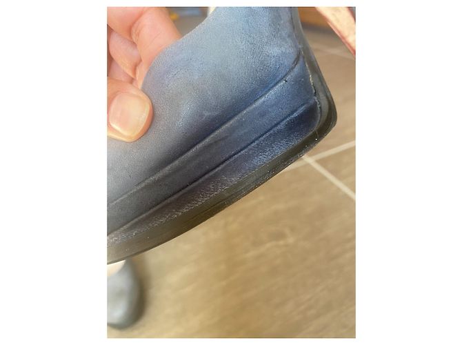 Décolleté Liu.Jo Blu Denim in Pelle Blu scuro - vista 7