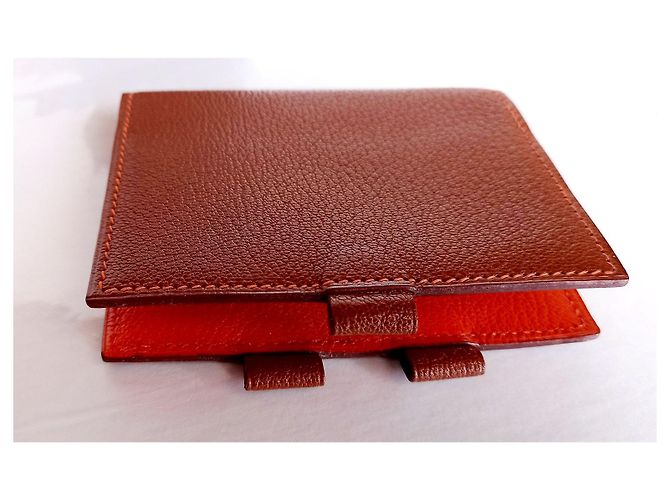 Hermès Leather Notebook Agenda Caramel - view 2