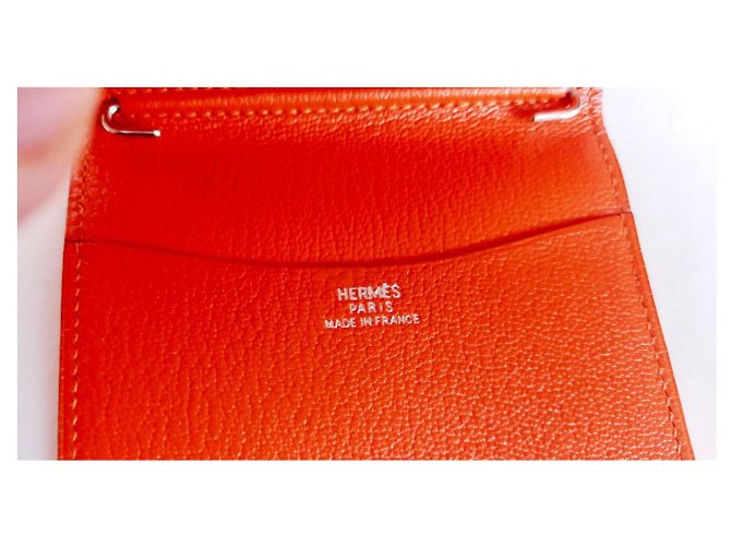 Hermès Leather Notebook Agenda Caramel - view 5