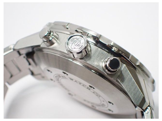 Bracciale cronografo IWC Aquatimer nero da uomo - vista 11