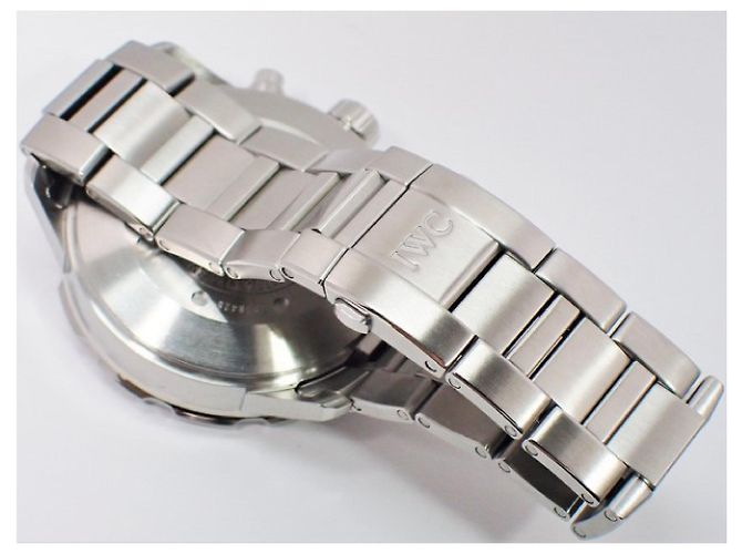 Bracciale cronografo IWC Aquatimer nero da uomo - vista 6