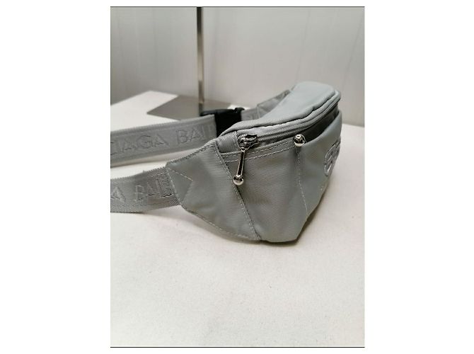Balenciaga Beuteltasche Grau Segeltuch - Ansicht 12