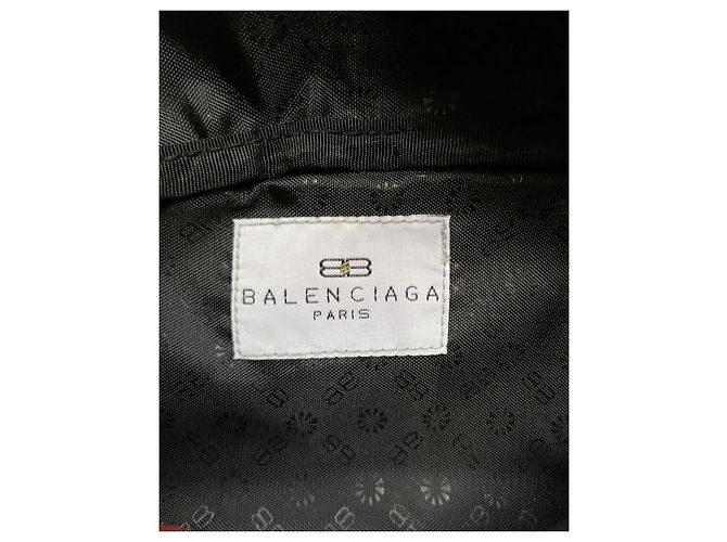 Balenciaga Beuteltasche Grau Segeltuch - Ansicht 8
