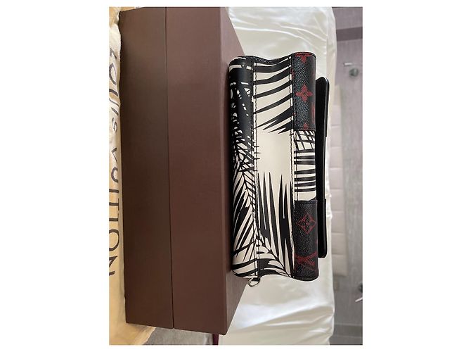 Borsa a mano Louis Vuitton Twist MM Palm Leaves in pelle - vista 5