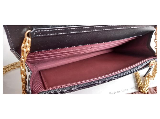 Wallet On Chain Chanel Portafoglio a catena 2.55 Nero - vista 5