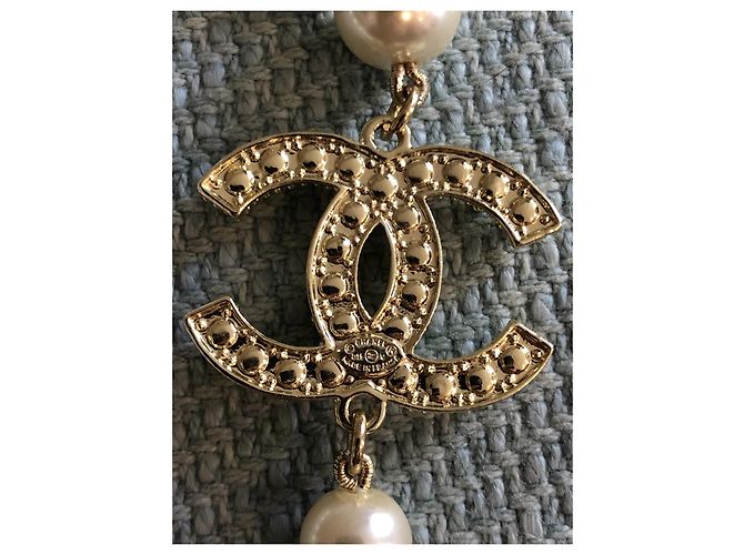 Chanel Collares largos Blanco - vista 8