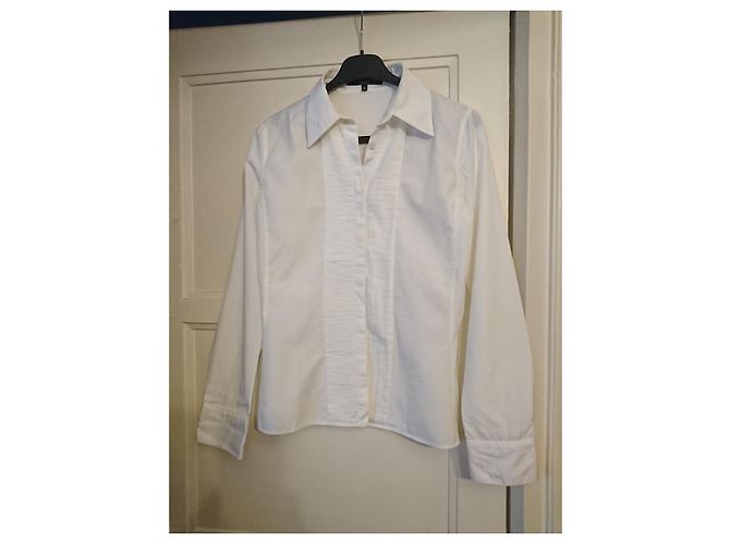 Camisa Gucci de algodón blanco con detalles plisados - vista 4
