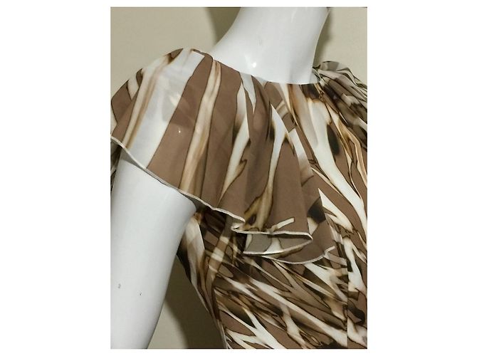 Basler, atemberaubend elegantes Kleid Braun Roh - Ansicht 4