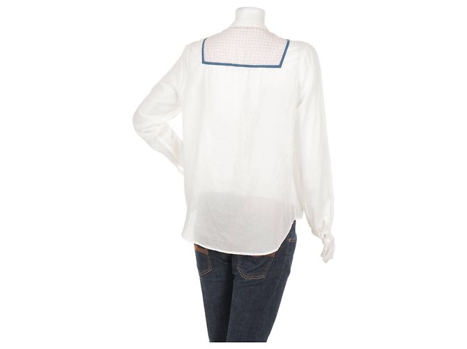 Autre Marque Camicia CUSTOMMADE in cotone bianca Bianco Multicolore - vista 2
