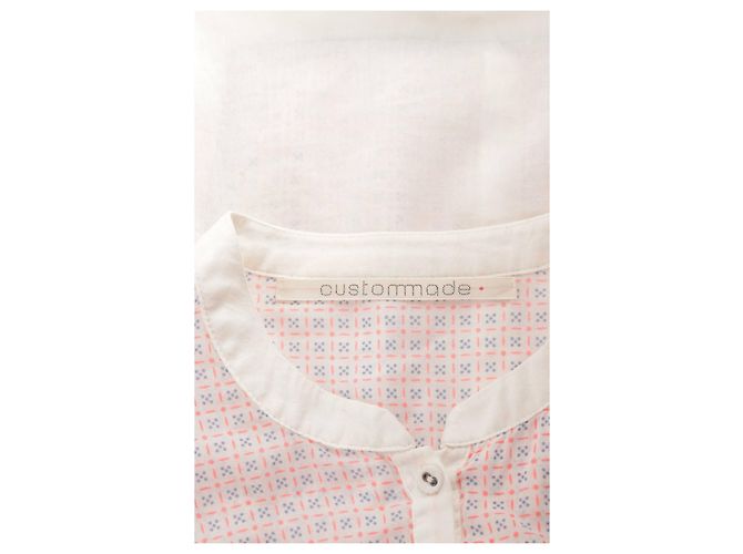 Autre Marque Camicia CUSTOMMADE in cotone bianca Bianco Multicolore - vista 3