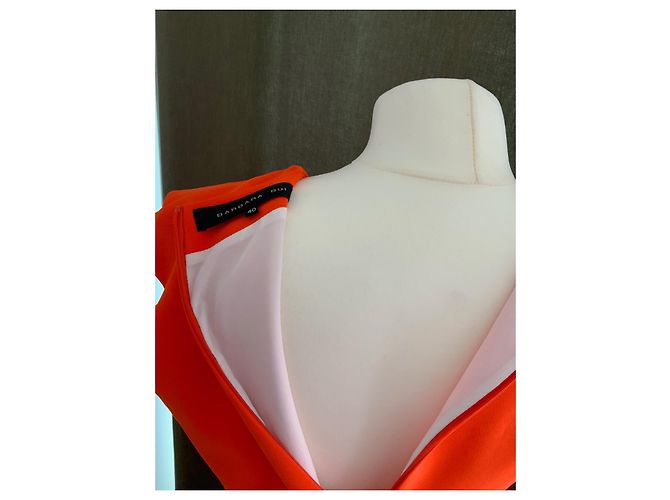 Barbara Bui Cocktailkleid, Hochzeit, Jahrestag... Orange - Ansicht 4