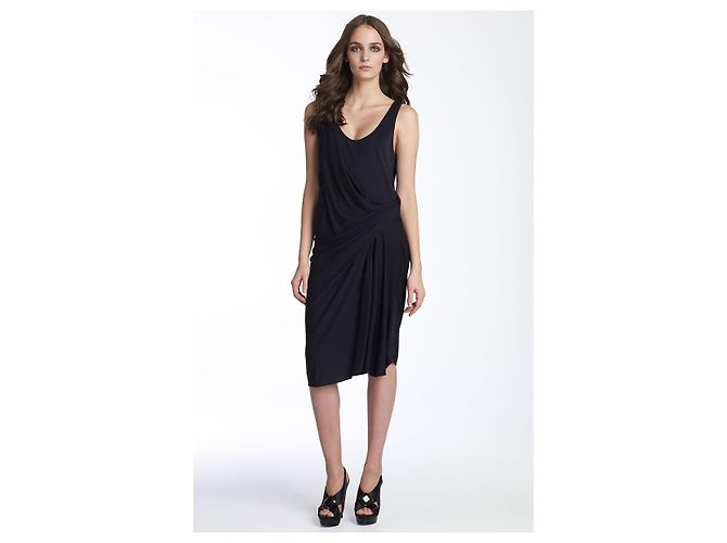 Diane Von Furstenberg Dailla Kleid schwarz Jersey - Ansicht 2