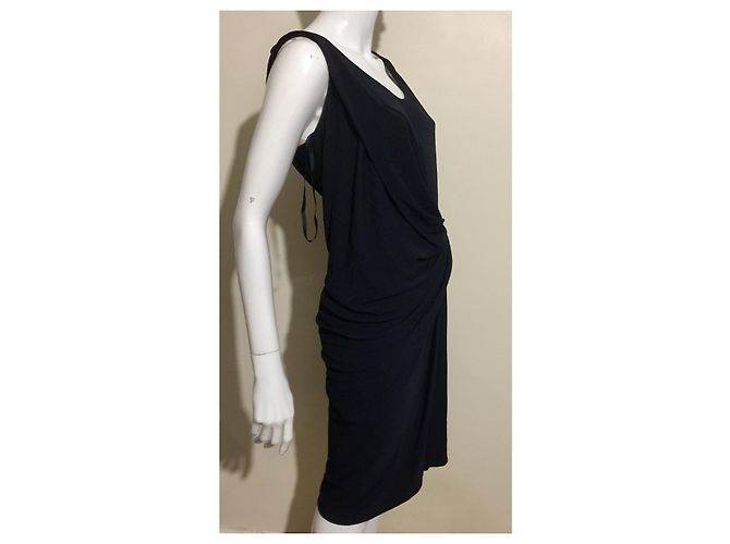 Diane Von Furstenberg Dailla Kleid schwarz Jersey - Ansicht 4