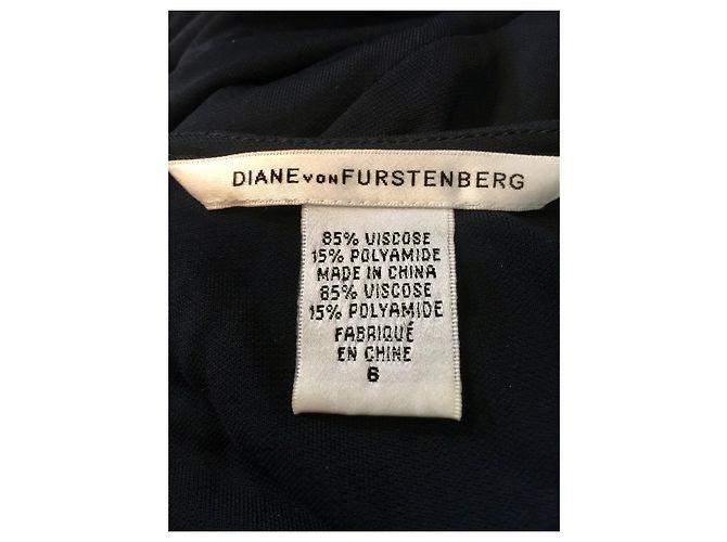 Diane Von Furstenberg Dailla Kleid schwarz Jersey - Ansicht 7