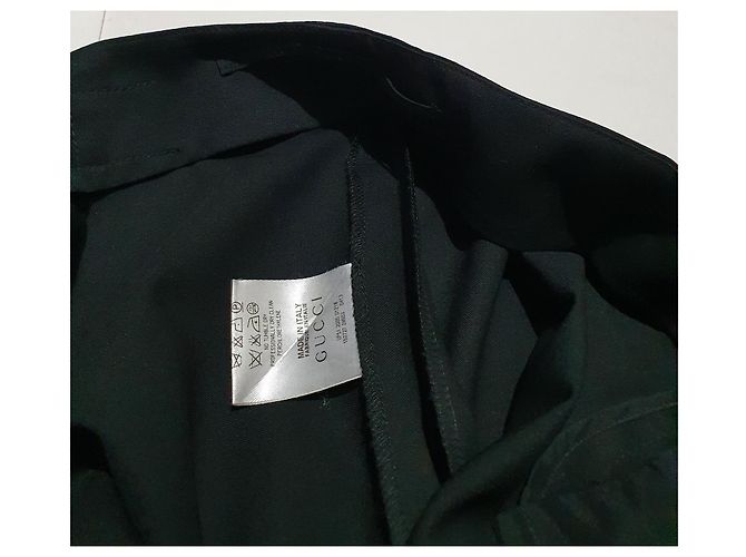 Calça Gucci de lã preta Preto - vista 7