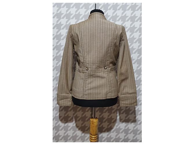 Chaqueta Marc by Marc Jacobs Beige Marrón Algodón Castaño - vista 3