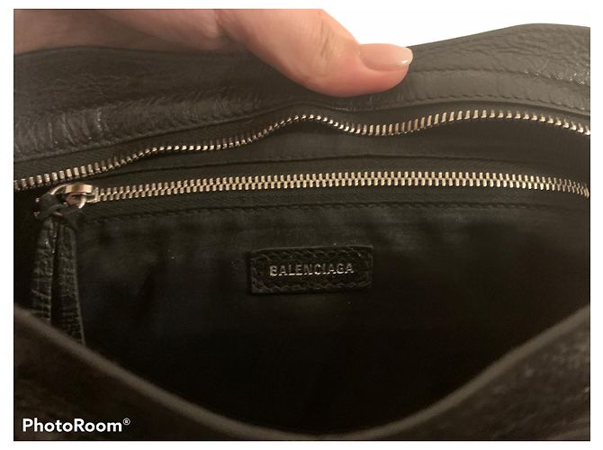 Borsa Balenciaga City in pelle nera Nero - vista 5